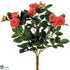 Silk Plants Direct Rose Bush - Coral - Pack of 36