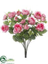 Silk Plants Direct Rose Bush - Pink - Pack of 12