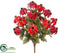 Silk Plants Direct Rudbeckia Bush - Burgundy Red - Pack of 12