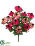 Silk Plants Direct Rudbeckia Bush - Beauty Pink - Pack of 12