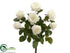 Silk Plants Direct Confetti Rose Bush - Cream - Pack of 6