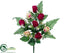 Silk Plants Direct Rose Bud Bush - Rubrum Cream - Pack of 12