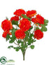 Silk Plants Direct Ranunculus Bush - Orange - Pack of 6