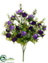 Silk Plants Direct Ranunculus Bush - Purple Lavender - Pack of 12
