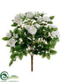 Silk Plants Direct Rose Bush - White - Pack of 24