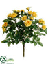 Silk Plants Direct Rose Bush - Yellow - Pack of 24