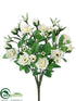 Silk Plants Direct Rose Bush - Cream White - Pack of 24