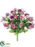Silk Plants Direct Rose Bush - Lavender Purple - Pack of 24