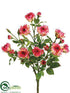 Silk Plants Direct Rose Bush - Beauty Cream - Pack of 12