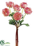 Silk Plants Direct Ranunculus Bundle - Pink - Pack of 12