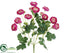 Silk Plants Direct Mini Ranunculus Bush - Beauty - Pack of 12