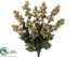 Silk Plants Direct Blossom Bush - Green - Pack of 12