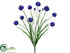 Silk Plants Direct Cornflower Bush - Blue - Pack of 6