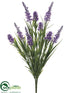 Silk Plants Direct Starflower, Grass Bush - Lavender Green - Pack of 12