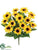 Sunflower Bush - Yellow - Pack of 12