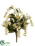 Silk Plants Direct Starflower Hanging Bush - Beige - Pack of 12