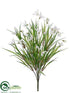 Silk Plants Direct Snowdrop Bush - White - Pack of 12