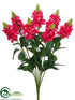 Silk Plants Direct Snapdragon Bush - Beauty - Pack of 12