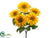 Giant Sunflower Bush - Gold Yellow - Pack of 6