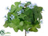 Silk Plants Direct Shamrock Flowering Bush - Blue - Pack of 12
