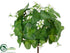 Silk Plants Direct Shamrock Flowering Bush - Green - Pack of 12