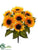Sunflower Bush - Yellow - Pack of 6