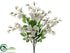 Silk Plants Direct Sweet Pea Bush - White - Pack of 12