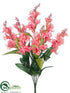 Silk Plants Direct Snapdragon Bush - Coral - Pack of 12