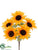 Silk Plants Direct Sunflower Bush - Yellow - Pack of 24
