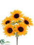 Silk Plants Direct Sunflower Bush - Yellow - Pack of 24