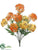 Silk Plants Direct Snowball Bush - Orange Yellow - Pack of 12