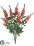 Silk Plants Direct Snapdragon Bush - Coral - Pack of 12