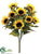 Sunflower Bush - Yellow - Pack of 12