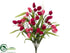 Silk Plants Direct Tulip Bush - Pink Beauty - Pack of 12