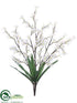 Silk Plants Direct Tweedia Flower Bush - Cream White - Pack of 12