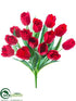 Silk Plants Direct Tulip Bush - Red - Pack of 12