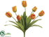 Silk Plants Direct Tulip Bush - Yellow Green - Pack of 12
