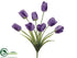 Silk Plants Direct Tulip Bush - Lavender Two Tone - Pack of 12