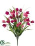 Silk Plants Direct Tulip Bush - Beauty Pink - Pack of 12