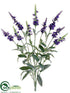 Silk Plants Direct Veronica Bush - Purple - Pack of 12
