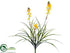 Silk Plants Direct Veronica Bush - Yellow - Pack of 12