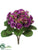 Silk Plants Direct African Violet Bush - Purple - Pack of 12