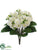 Silk Plants Direct African Violet Bush - Fuchsia Cream - Pack of 12