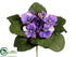 Silk Plants Direct African Violet Bush - Lavender Two Tone - Pack of 12