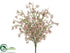 Silk Plants Direct Wax Flower Bush - Pink Light - Pack of 12
