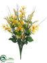 Silk Plants Direct Lily, Astilbe Bush - Yellow - Pack of 12
