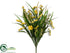 Silk Plants Direct Statice, Grass Bush - Yellow Two Tone - Pack of 12