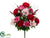 Peony, Hydrangea, Magnolia, Astilbe, Grass Bush - Beauty Pink - Pack of 6