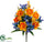 Daffodil, Iris, Forsythia, Astilbe, Grass Bush - Yellow Orange - Pack of 6