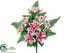 Silk Plants Direct Lily, Rose Bud Bush - Rubrum Pink - Pack of 12